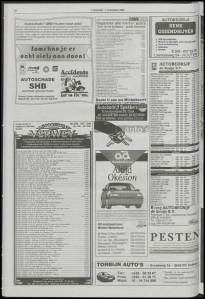 Wijks Nieuws / Bunniks Nieuws, 1 november 2000 (nr. 44, jrg. 36)