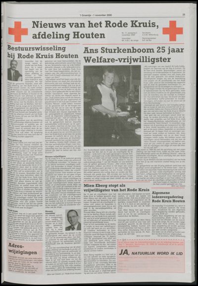 Wijks Nieuws / Bunniks Nieuws, 1 november 2000 (nr. 44, jrg. 36)
