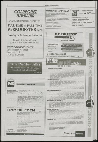 Wijks Nieuws / Bunniks Nieuws, 10 januari 2001 (nr. 2, jrg. 37)