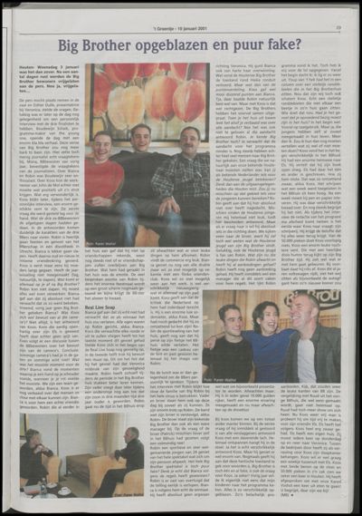 Wijks Nieuws / Bunniks Nieuws, 10 januari 2001 (nr. 2, jrg. 37)