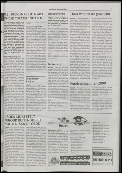 Wijks Nieuws / Bunniks Nieuws, 10 januari 2001 (nr. 2, jrg. 37)