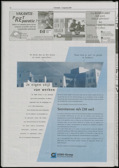Wijks Nieuws / Bunniks Nieuws, 1 augustus 2001 (nr. 31, jrg. 37)