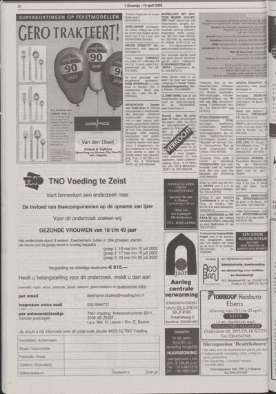 Wijks Nieuws / Bunniks Nieuws, 10 april 2002 (nr. 15, jrg. 38)