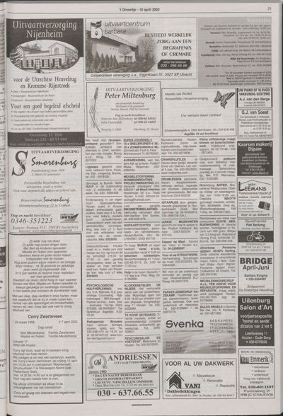Wijks Nieuws / Bunniks Nieuws, 10 april 2002 (nr. 15, jrg. 38)