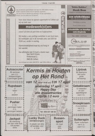 Wijks Nieuws / Bunniks Nieuws, 10 april 2002 (nr. 15, jrg. 38)
