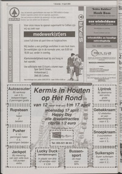 Wijks Nieuws / Bunniks Nieuws, 10 april 2002 (nr. 15, jrg. 38)