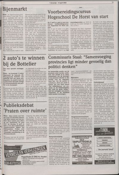Wijks Nieuws / Bunniks Nieuws, 10 april 2002 (nr. 15, jrg. 38)