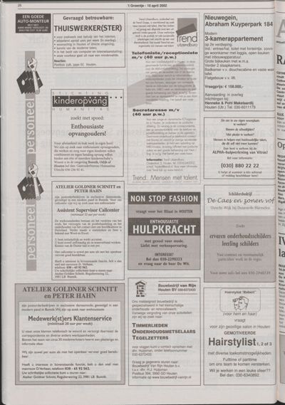 Wijks Nieuws / Bunniks Nieuws, 10 april 2002 (nr. 15, jrg. 38)