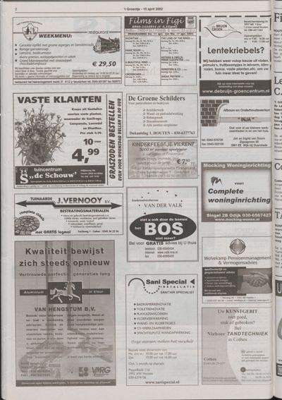 Wijks Nieuws / Bunniks Nieuws, 10 april 2002 (nr. 15, jrg. 38)