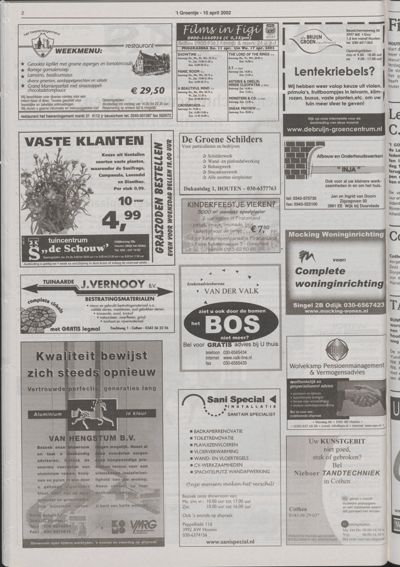 Wijks Nieuws / Bunniks Nieuws, 10 april 2002 (nr. 15, jrg. 38)