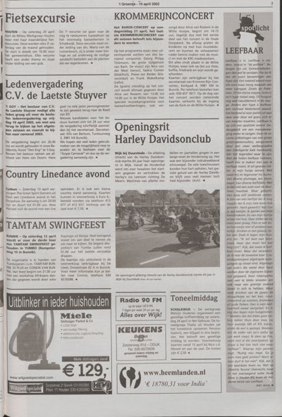 Wijks Nieuws / Bunniks Nieuws, 10 april 2002 (nr. 15, jrg. 38)