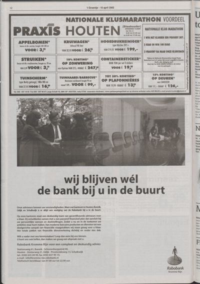 Wijks Nieuws / Bunniks Nieuws, 10 april 2002 (nr. 15, jrg. 38)