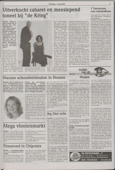 Wijks Nieuws / Bunniks Nieuws, 10 april 2002 (nr. 15, jrg. 38)