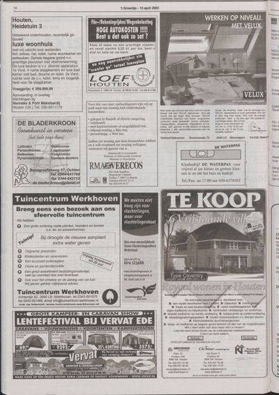 Wijks Nieuws / Bunniks Nieuws, 10 april 2002 (nr. 15, jrg. 38)