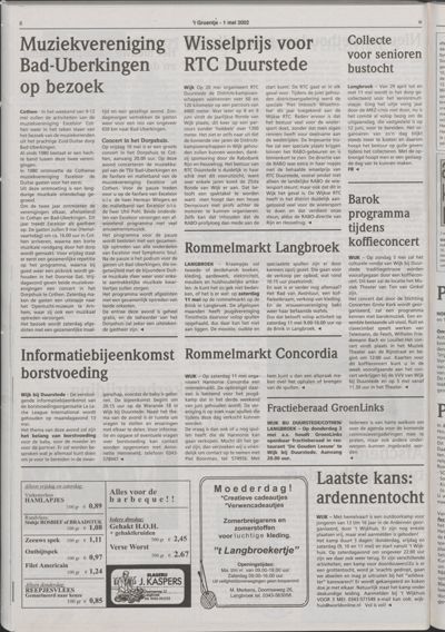 Wijks Nieuws / Bunniks Nieuws, 1 mei 2002 (nr. 18, jrg. 38)