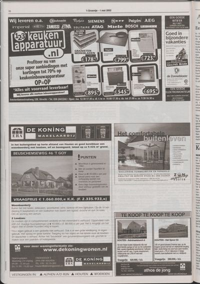 Wijks Nieuws / Bunniks Nieuws, 1 mei 2002 (nr. 18, jrg. 38)
