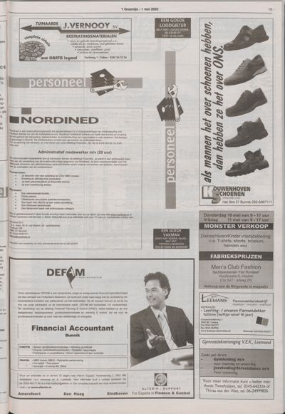 Wijks Nieuws / Bunniks Nieuws, 1 mei 2002 (nr. 18, jrg. 38)