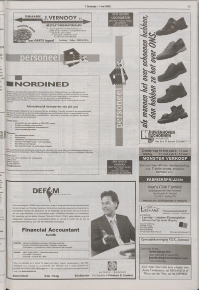 Wijks Nieuws / Bunniks Nieuws, 1 mei 2002 (nr. 18, jrg. 38)