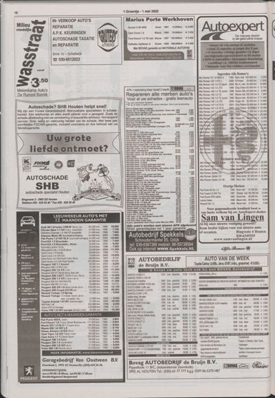 Wijks Nieuws / Bunniks Nieuws, 1 mei 2002 (nr. 18, jrg. 38)