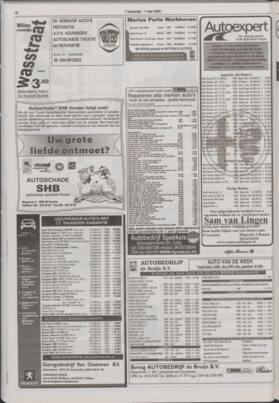 Wijks Nieuws / Bunniks Nieuws, 1 mei 2002 (nr. 18, jrg. 38)