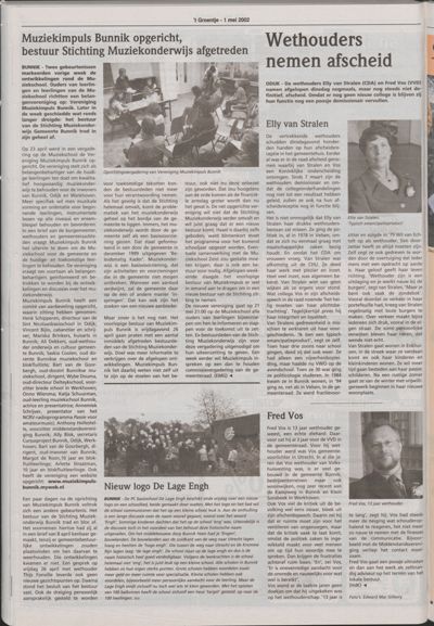 Wijks Nieuws / Bunniks Nieuws, 1 mei 2002 (nr. 18, jrg. 38)