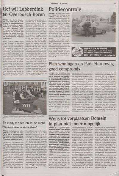 Wijks Nieuws / Bunniks Nieuws, 10 juli 2002 (nr. 28, jrg. 38)