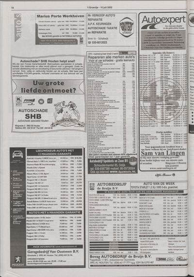 Wijks Nieuws / Bunniks Nieuws, 10 juli 2002 (nr. 28, jrg. 38)