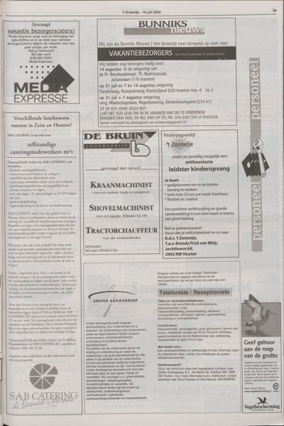 Wijks Nieuws / Bunniks Nieuws, 10 juli 2002 (nr. 28, jrg. 38)