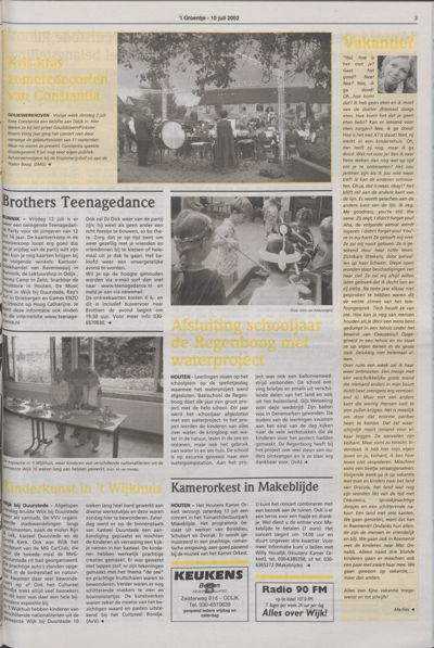 Wijks Nieuws / Bunniks Nieuws, 10 juli 2002 (nr. 28, jrg. 38)
