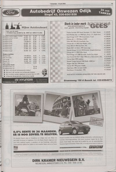 Wijks Nieuws / Bunniks Nieuws, 10 juli 2002 (nr. 28, jrg. 38)