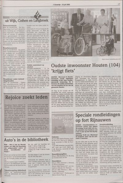 Wijks Nieuws / Bunniks Nieuws, 10 juli 2002 (nr. 28, jrg. 38)
