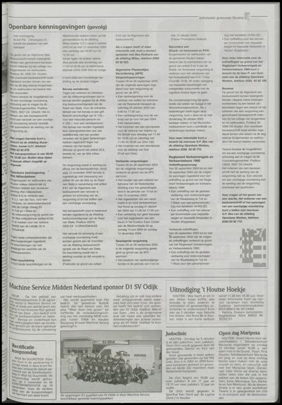 Wijks Nieuws / Bunniks Nieuws, 1 oktober 2003 (nr. 40, jrg. 39)