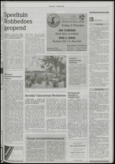 Wijks Nieuws / Bunniks Nieuws, 1 oktober 2003 (nr. 40, jrg. 39)