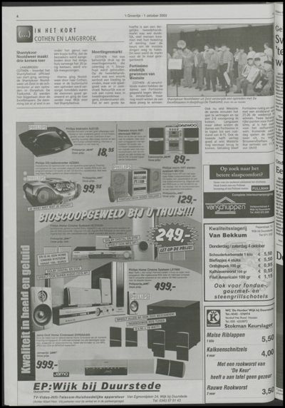 Wijks Nieuws / Bunniks Nieuws, 1 oktober 2003 (nr. 40, jrg. 39)