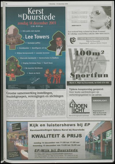 Wijks Nieuws / Bunniks Nieuws, 10 december 2003 (nr. 50, jrg. 39)