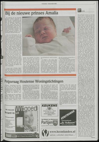 Wijks Nieuws / Bunniks Nieuws, 10 december 2003 (nr. 50, jrg. 39)