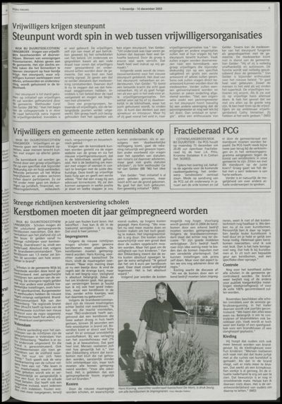 Wijks Nieuws / Bunniks Nieuws, 10 december 2003 (nr. 50, jrg. 39)