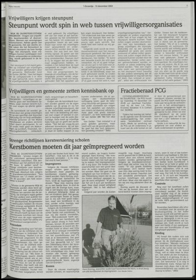 Wijks Nieuws / Bunniks Nieuws, 10 december 2003 (nr. 50, jrg. 39)