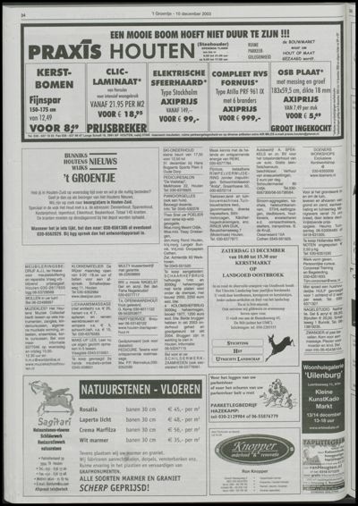 Wijks Nieuws / Bunniks Nieuws, 10 december 2003 (nr. 50, jrg. 39)