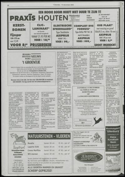 Wijks Nieuws / Bunniks Nieuws, 10 december 2003 (nr. 50, jrg. 39)