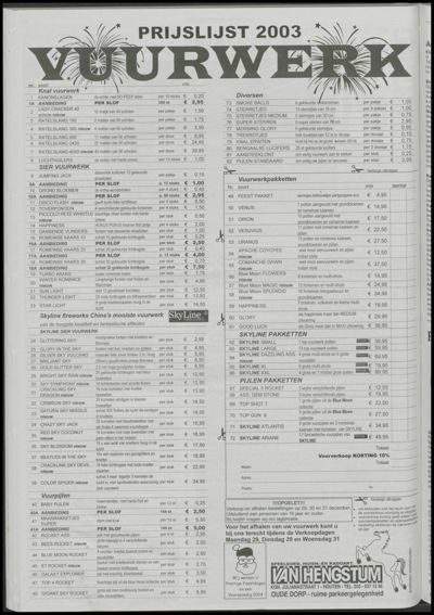 Wijks Nieuws / Bunniks Nieuws, 10 december 2003 (nr. 50, jrg. 39)