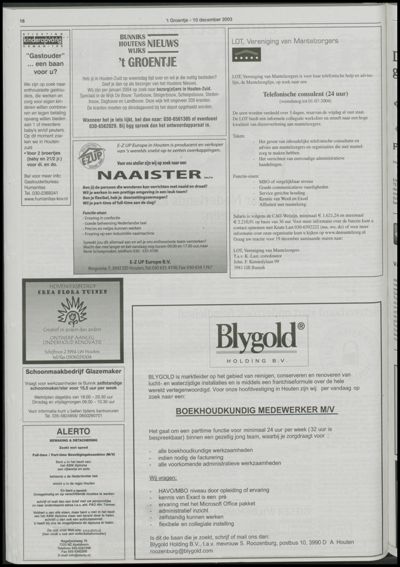 Wijks Nieuws / Bunniks Nieuws, 10 december 2003 (nr. 50, jrg. 39)