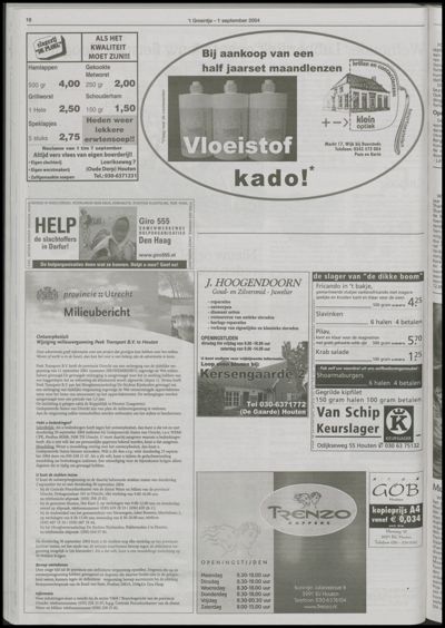 Wijks Nieuws / Bunniks Nieuws, 1 september 2004 (nr. 35, jrg. 40)