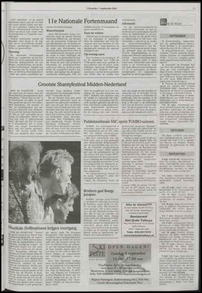 Wijks Nieuws / Bunniks Nieuws, 1 september 2004 (nr. 35, jrg. 40)