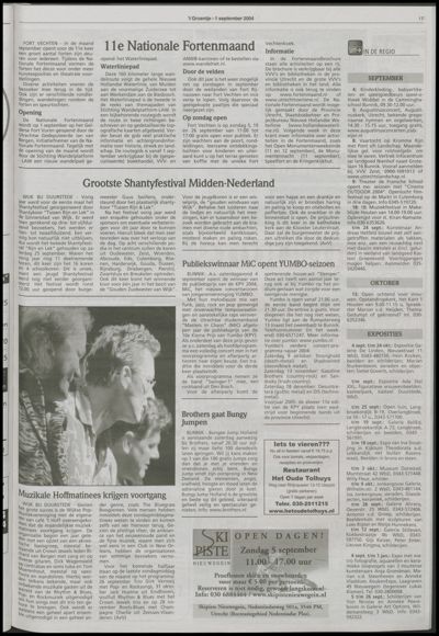 Wijks Nieuws / Bunniks Nieuws, 1 september 2004 (nr. 35, jrg. 40)