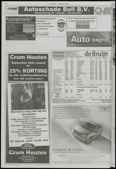 Wijks Nieuws / Bunniks Nieuws, 1 september 2004 (nr. 35, jrg. 40)