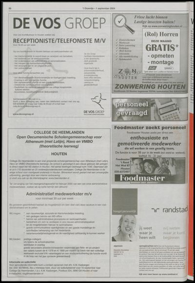 Wijks Nieuws / Bunniks Nieuws, 1 september 2004 (nr. 35, jrg. 40)