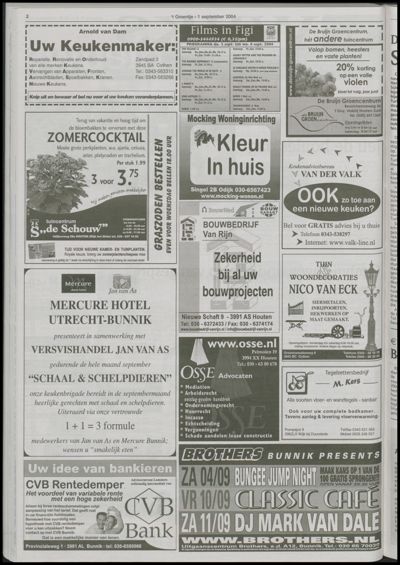 Wijks Nieuws / Bunniks Nieuws, 1 september 2004 (nr. 35, jrg. 40)