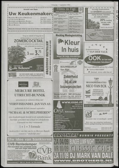 Wijks Nieuws / Bunniks Nieuws, 1 september 2004 (nr. 35, jrg. 40)