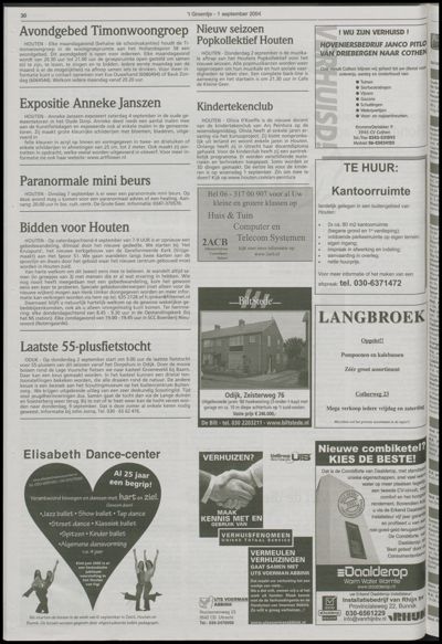 Wijks Nieuws / Bunniks Nieuws, 1 september 2004 (nr. 35, jrg. 40)